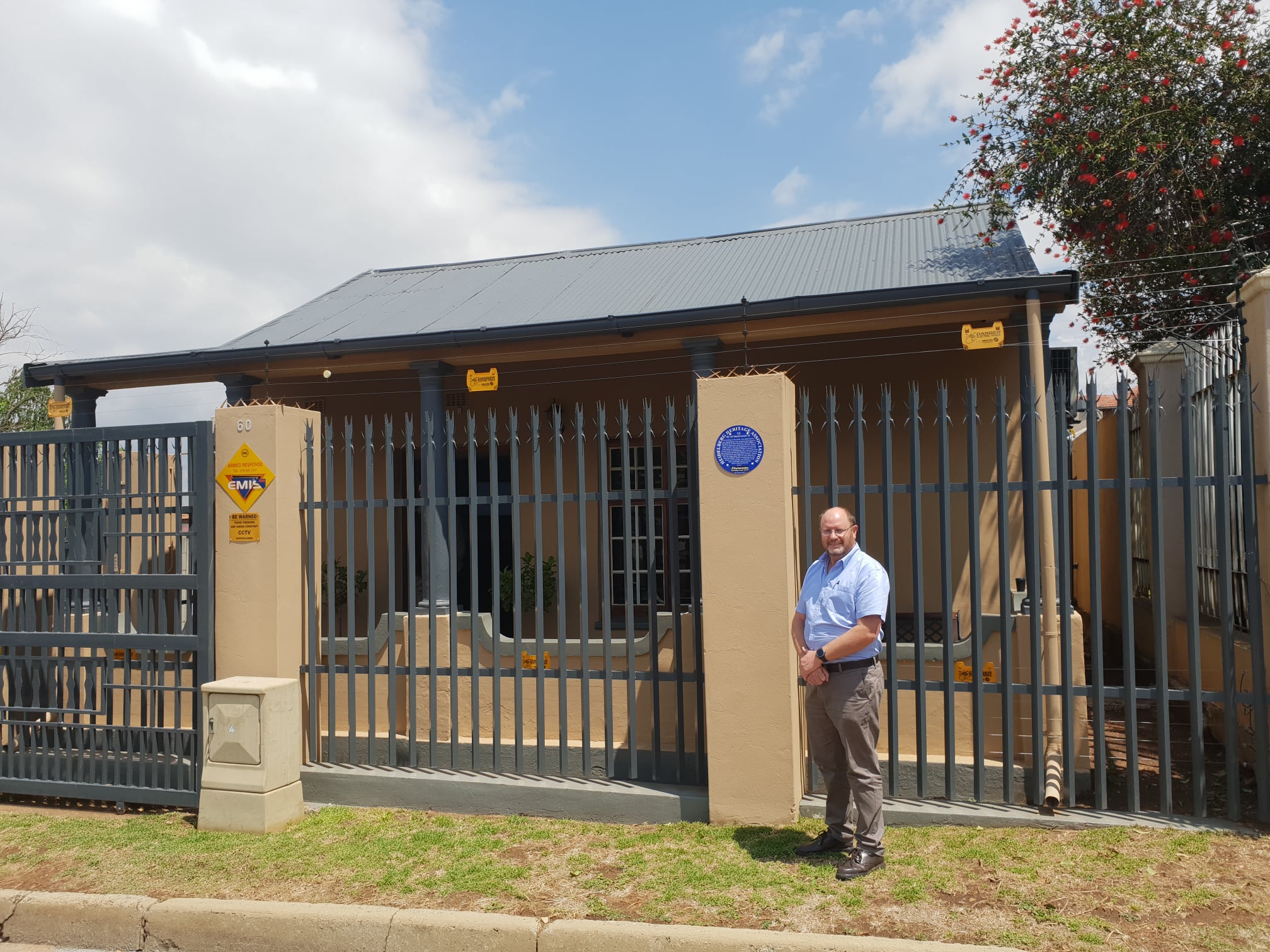 60 van der Westhuizen Street with Blue Plaque Heidelberg Heritage